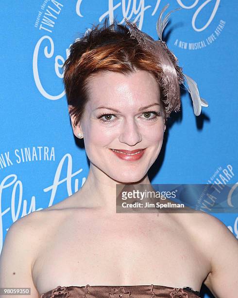 Actress Holly Farmer attends the Broadway opening of "Come Fly Away" after party at the Roseland Ballroom on March 25, 2010 in New York City.