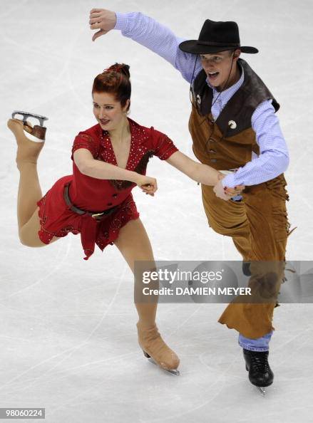 US Emily Samuelson and Evan Bates perfor US Emily Samuelson and Evan Bates perfor