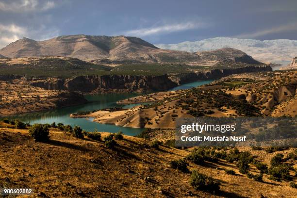 majestic mountain landscape, sanliurfa, turkey - şanlıurfa stock pictures, royalty-free photos & images