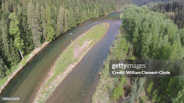 coeur d'alene river rolls - river clyde - fotografias e filmes do acervo