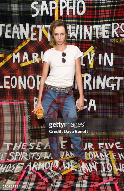 Edie Campbell attends The London EDITION's annual Summer Solstice Dinner Hosted by Edie Campbell and Christabel McGreevy of Itchy, Scratchy, Patchy...