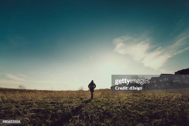 Sad Man Rear View 337 Sad Person Urban Silhouette Stock Photos, High-Res Pictures, and ...
