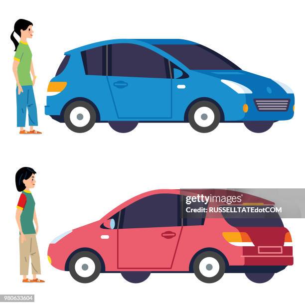 wenn du einen neuen auto - compact car stock-grafiken, -clipart, -cartoons und -symbole