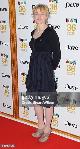 Maxine Peake attends the Broadcasting Press Guild Television & Radio Awards at the Theatre Royal, Drury Lane on March 26, 2010 in London, England.