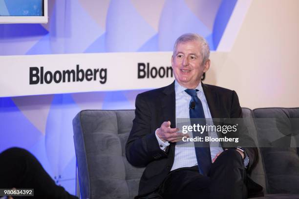 Alan Colberg, president and chief executive officer of Assurant Inc., speaks during the Bloomberg Breakaway CEO Summit in New York, U.S., on...