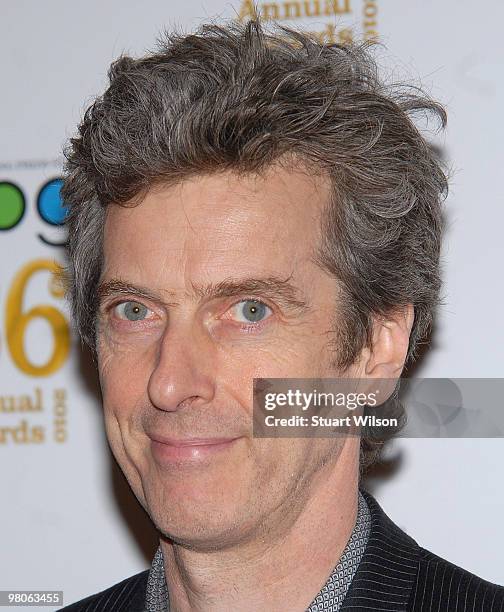 Peter Capaldi attends the Broadcasting Press Guild Television & Radio Awards at the Theatre Royal, Drury Lane on March 26, 2010 in London, England.