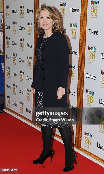 Kirsty Young attends the Broadcasting Press Guild Television & Radio Awards at the Theatre Royal, Drury Lane on March 26, 2010 in London, England.