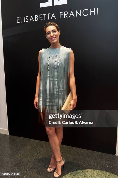 Eugenia Ortiz Domecq attends the opening of the new boutique 'Elisabetta Franchi' on June 21, 2018 in Madrid, Spain.