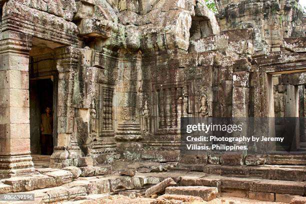 banteay kdei, angkor - banteay kdei stock pictures, royalty-free photos & images