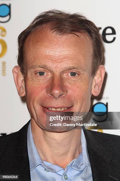 Andrew Marr attends the Broadcasting Press Guild TV & Radio Awards at Theatre Royal on March 26, 2010 in London, England.