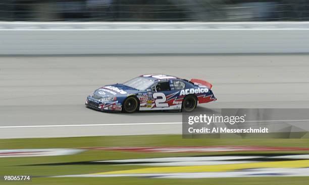 Ron Hornaday Jr. Competes in qualifying Friday, July 9, 2004 for the NASCAR Busch Series Tropicana Twister 300 at Chicagoland Speedway, Joliet,...