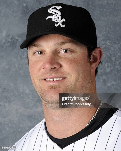 John Danks of the Chicago White Sox poses during photo media day on February 28, 2010 at Camelback Ranch in Glendale, Arizona.