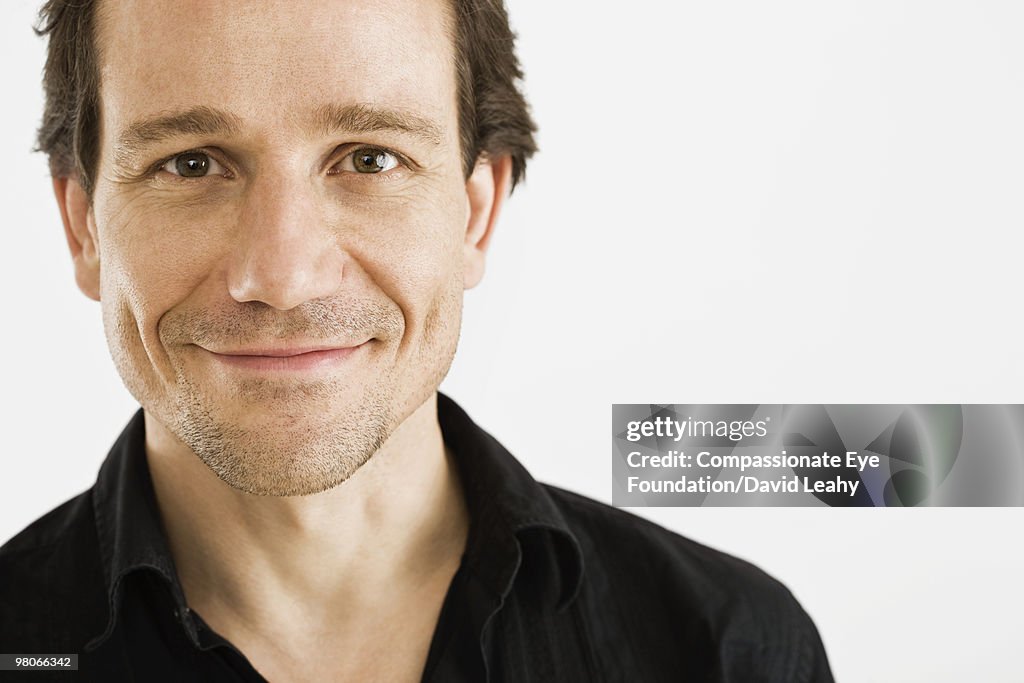 Close up of smiling man