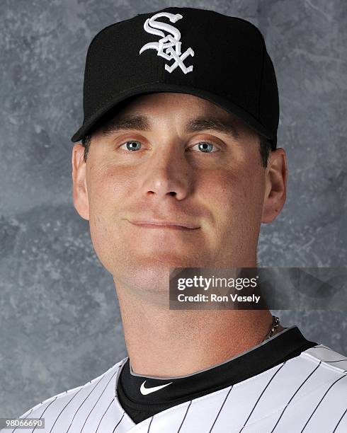 Matt Thornton of the Chicago White Sox poses during photo media day on February 28, 2010 at Camelback Ranch in Glendale, Arizona.