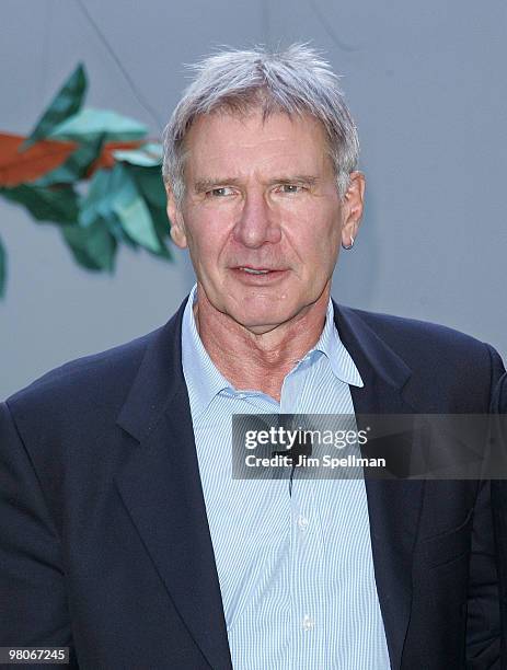 Actor Harrison Ford attends the Team Earth announcement on September 21, 2009 in New York City.