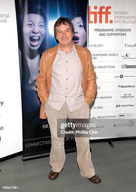 Writer/director Neil Jordan attends the "Neil Jordan introduces: The White Sheik" Premiere held at the Jackman Hall at the AGO during the 2009...