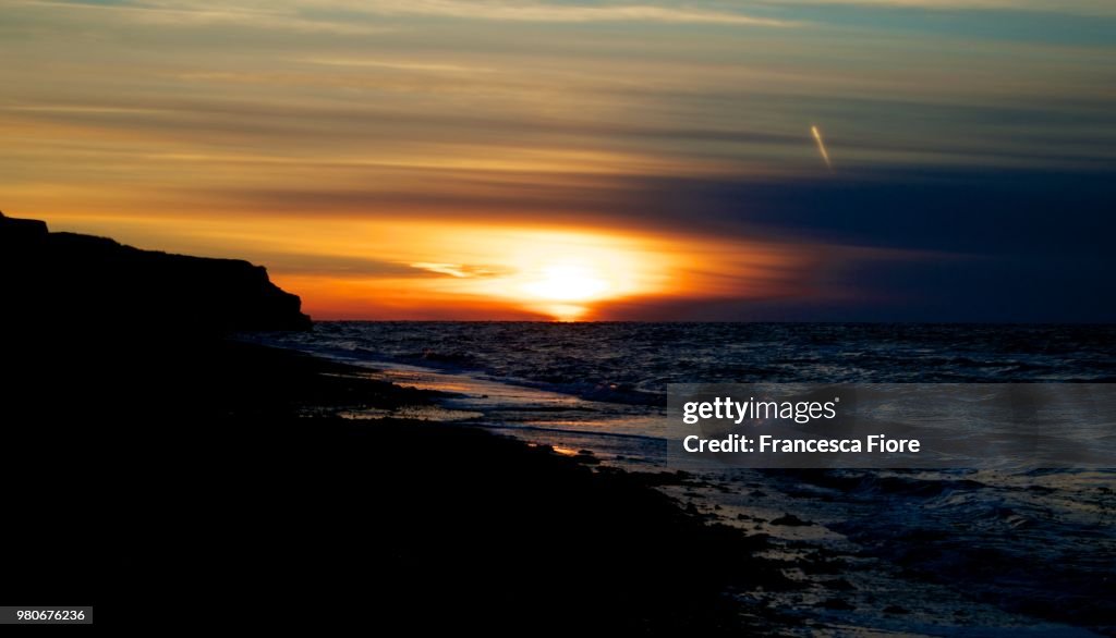 North Cape Coast Sunset