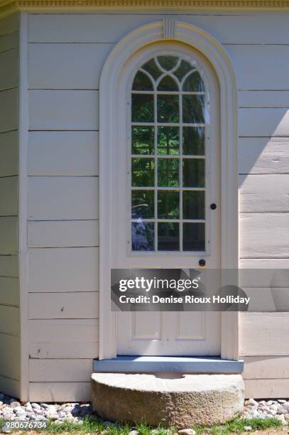montpelier mansion, laurel, md summer house door - laurel house foto e immagini stock