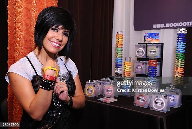 Singer Luz Rios attends the the 10th Annual Latin GRAMMY Awards Gift Lounge held at the Mandalay Bay Events Center on November 3, 2009 in Las Vegas,...