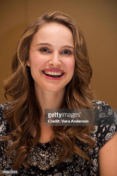 Natalie Portman at the "Brothers" press conference at the Four Seasons Hotel on November 22, 2009 in New York City.