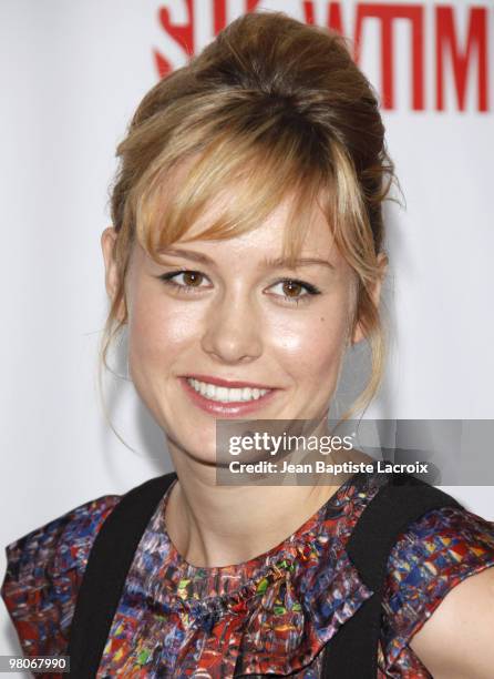 Brie Larson arrives at the 2009 TCA Summer Tour - CBS, CW and Showtime All-Star Party at the Huntington Library on August 3, 2009 in Pasadena,...