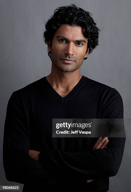 Actor Sendhil Ramamurthy poses for a portrait during the 2010 Sundance Film Festival held at the WireImage Portrait Studio at The Lift on January 27,...