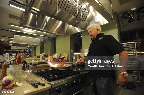 Chef Guy Fieri is photographed in New York for the Los Angeles Times.