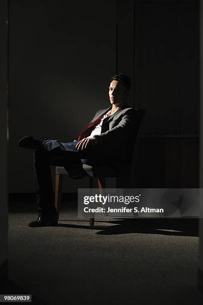 Actor Jonathan Rhys Meyers is photographed in New York for the Los Angeles Times.