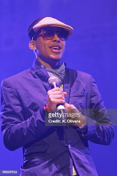 Singer Prince Roy performs on stage during Latino 96.3 FM�s CALIBASH 2010 concert at the Staples Center on March 24, 2010 in Los Angeles, California.