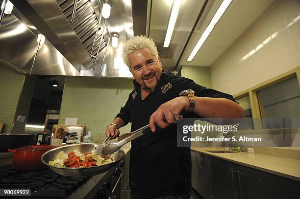 Chef Guy Fieri is photographed in New York for the Los Angeles Times.