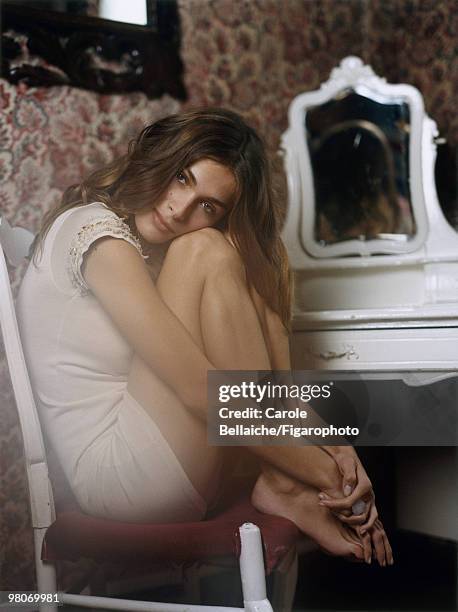 Model Elisa Sednaoui poses for a portrait session in 2010 for Madame Figaro magazine. CREDIT MUST READ: Carole Bellaiche/Figarophoto/Contour by Getty...