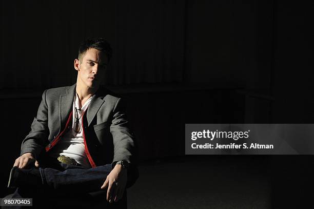 Actor Jonathan Rhys Meyers is photographed in New York for the Los Angeles Times.