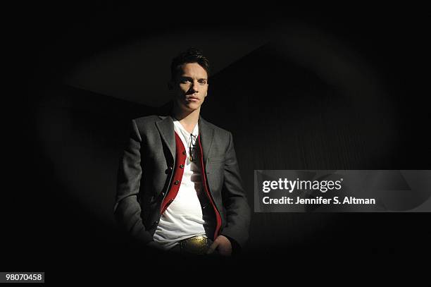 Actor Jonathan Rhys Meyers is photographed in New York for the Los Angeles Times.