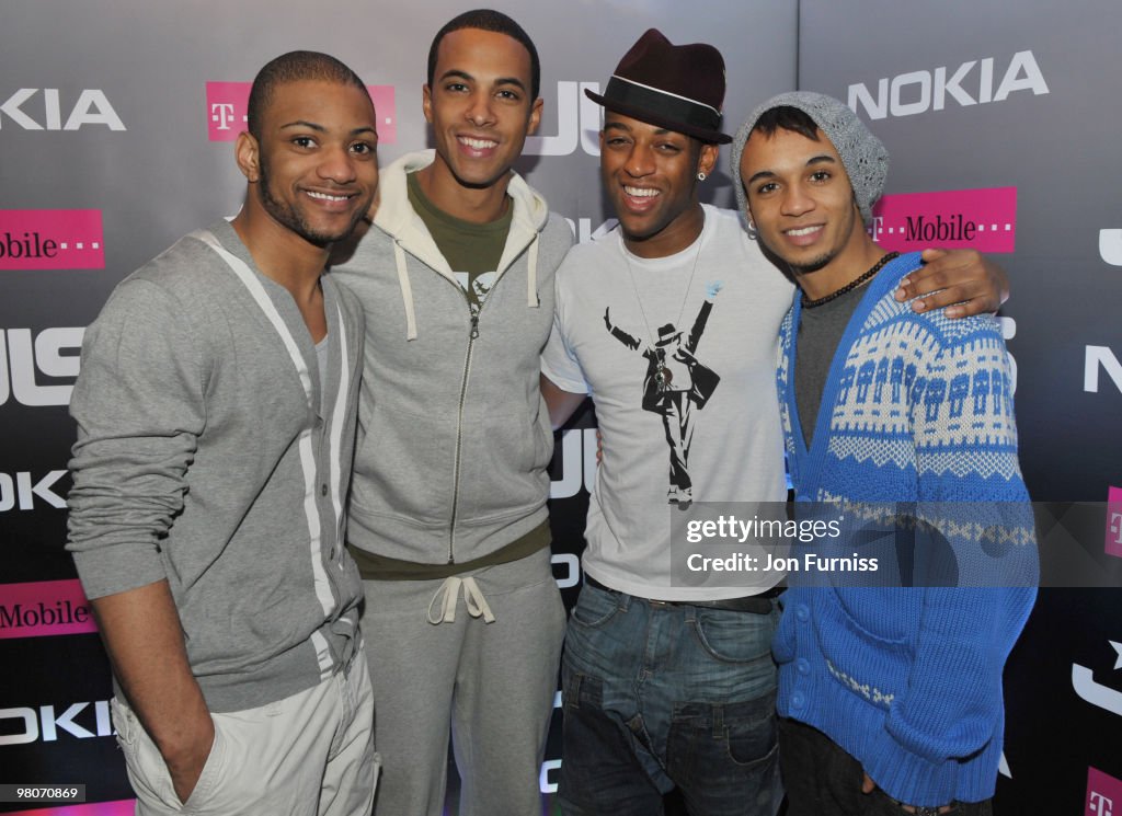 Backstage At JLS Concert At HMV Hammersmith Apollo