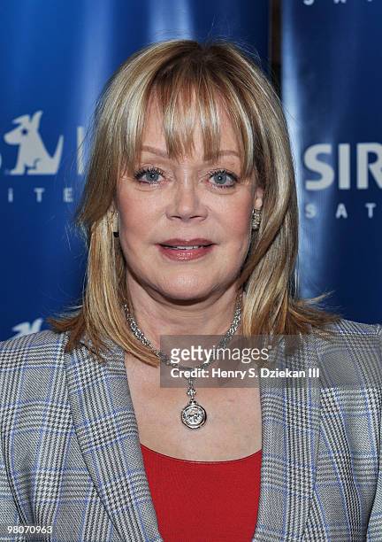 Socialite Candy Spelling visits The Nosebleed Nightshift with Filip & Fredrik at SIRIUS XM Studio on March 26, 2010 in New York City.