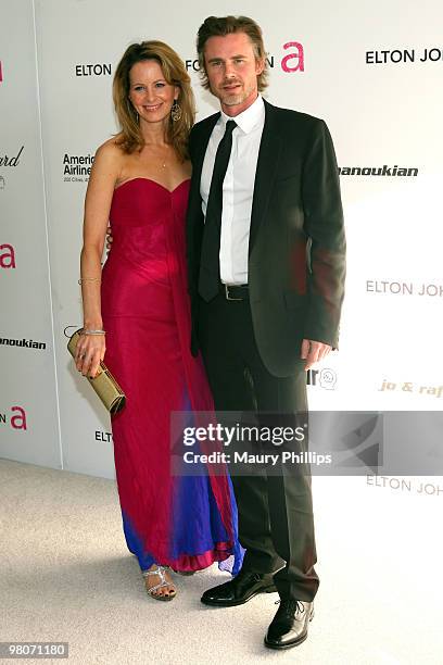 Actor Sam Trammell arrives at the 18th annual Elton John AIDS Foundation Oscar Party held at Pacific Design Center on March 7, 2010 in West...