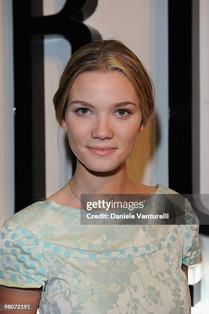 Fiammetta Cicogna attends "Greta Garbo. The Mystery Of Style" opening exhibition during Milan Fashion Week Womenswear A/W 2010 on February 27, 2010...