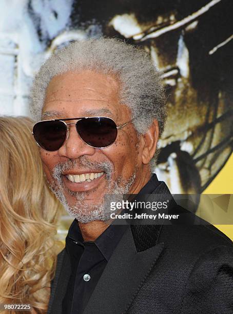 Actor Morgan Freeman arrives at the 41st NAACP Image Awards at The Shrine Auditorium on February 26, 2010 in Los Angeles, California.