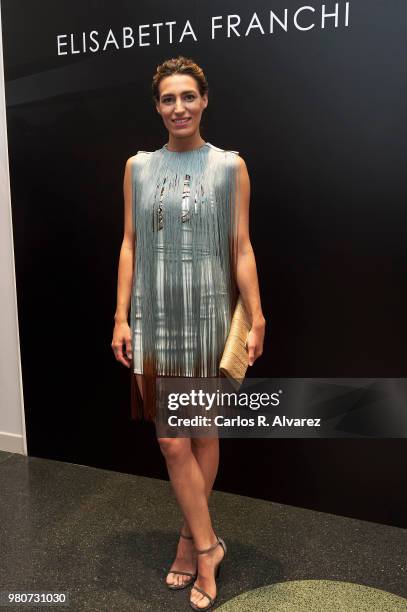 Eugenia Ortiz Domecq attends the opening of the new boutique 'Elisabetta Franchi' on June 21, 2018 in Madrid, Spain.