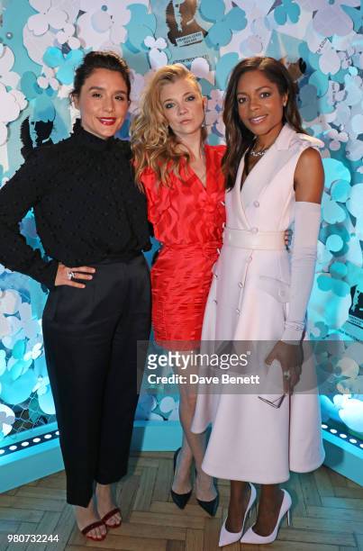 Jessie Ware, Natalie Dormer and Naomie Harris attend as Tiffany & Co. Celebrates the launch of the Tiffany Paper Flower collection at The Lindley...