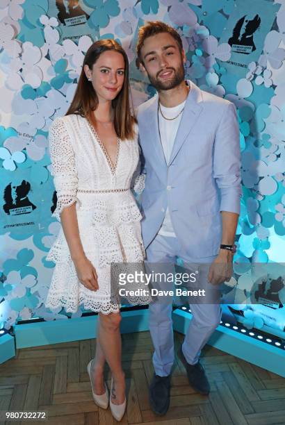 Kaya Scodelario and Douglas Booth attend as Tiffany & Co. Celebrates the launch of the Tiffany Paper Flower collection at The Lindley Hall on June...