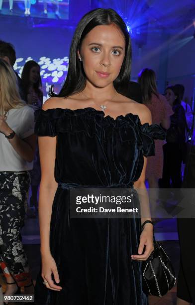 Bel Powley attends as Tiffany & Co. Celebrates the launch of the Tiffany Paper Flower collection at The Lindley Hall on June 21, 2018 in London,...