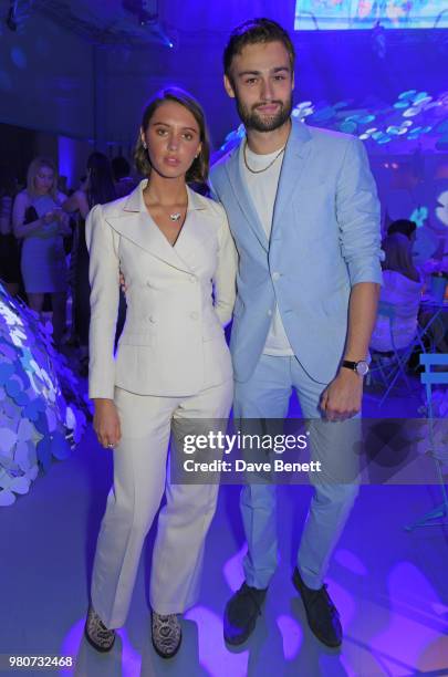 Iris Law and Douglas Booth attend as Tiffany & Co. Celebrates the launch of the Tiffany Paper Flower collection at The Lindley Hall on June 21, 2018...