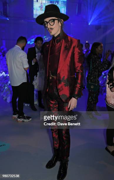 Joshua Kane attends as Tiffany & Co. Celebrates the launch of the Tiffany Paper Flower collection at The Lindley Hall on June 21, 2018 in London,...