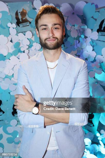 Douglas Booth attends as Tiffany & Co. Celebrates the launch of the Tiffany Paper Flower collection at The Lindley Hall on June 21, 2018 in London,...