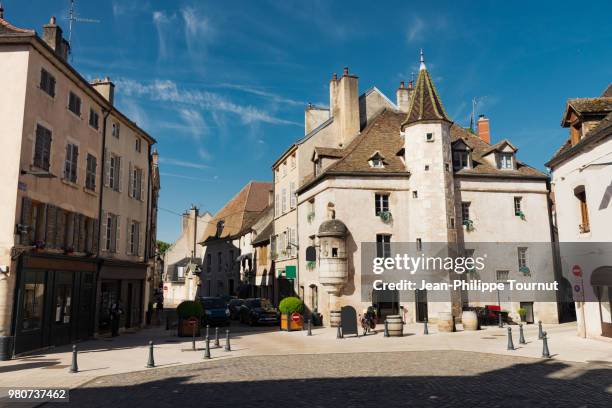 tourism in beaune, burgundy, bourgogne, france - beaune stock pictures, royalty-free photos & images