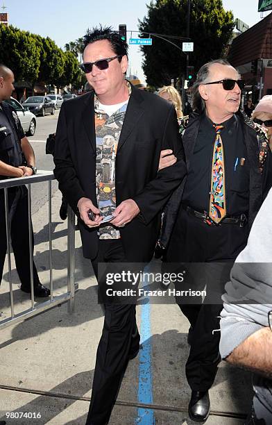 Actor Michael Madson attends the star ceremony for actor Dennis Hopper who was honored with the 2,403rd Star on the Hollywood Walk of Fame on March...