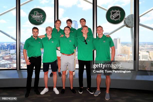 Draft top prospects Evan Bouchard of Canada, Rasmus Dahlin of Sweden, Adam Boqvist of Sweden, Noah Dobson of Canada, Quintin Hughes, Filip Zadina of...