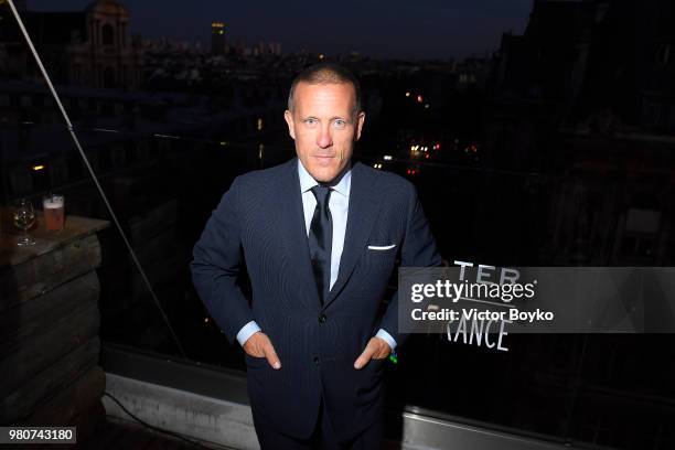 Scott Schuman attends the Cocktail Party for Mr Porter at Perchoir Du Marais as part of Paris Fashion Week on June 21, 2018 in Paris, France.