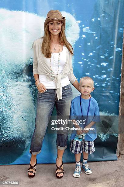 Actress Denise Richards attends the re-launch of the Polar Bear Plunge at the San Diego Zoo on March 26, 2010 in San Diego, California.